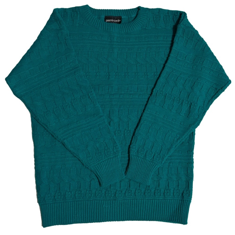 Pierre‎ Cardin Vintage 80s Crew Neck Sweater Men’s Size Medium